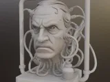 Cyberpunk Neural Head Bust STL-0