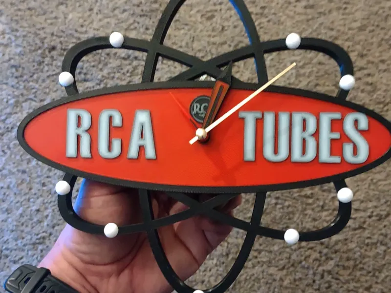 1950s RCA Tubes Wallclock