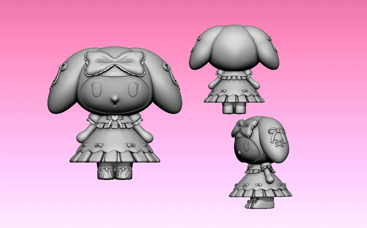 Kuromi and My Melody Goth Collection