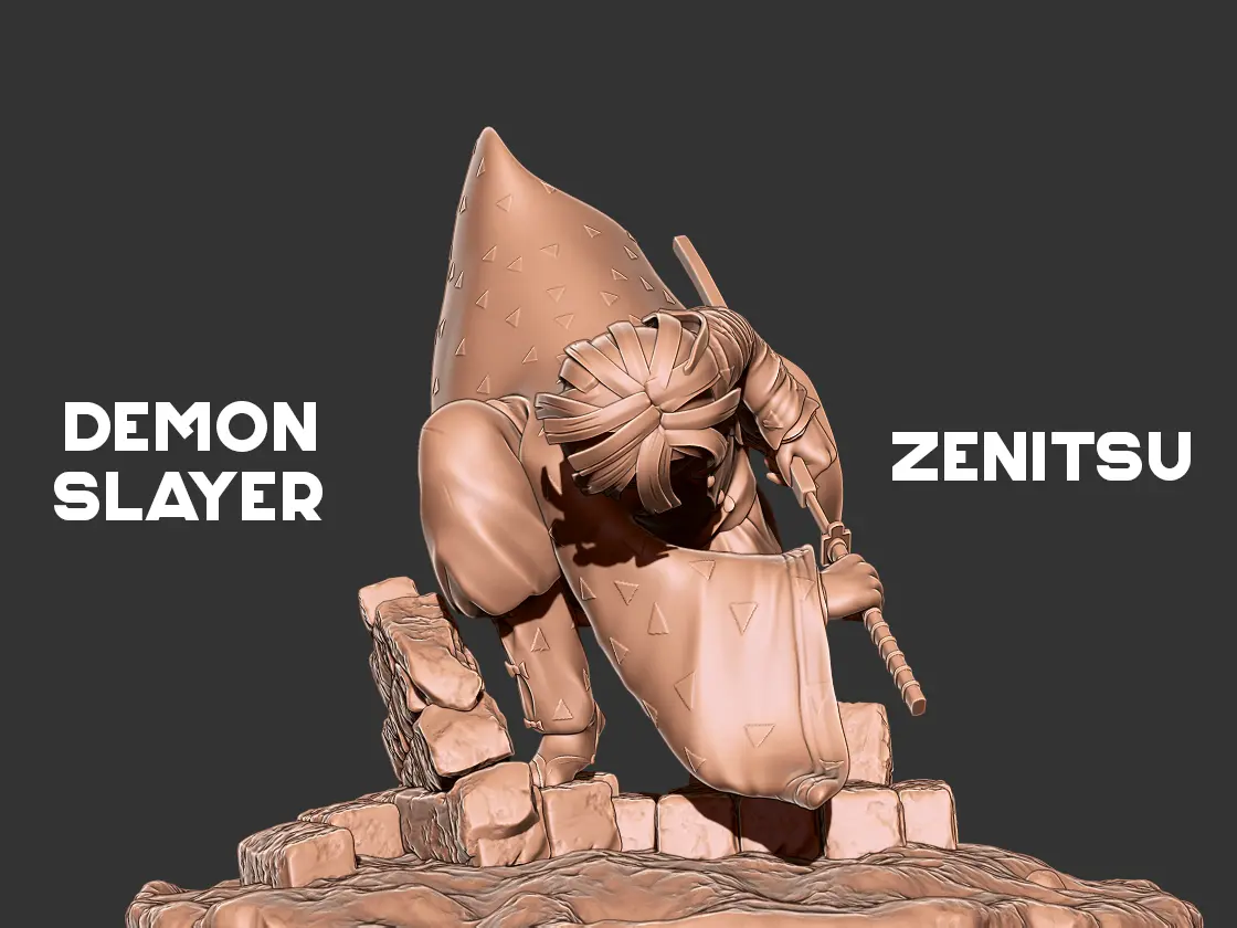 Demon Slayer Zenitsu 3D print model