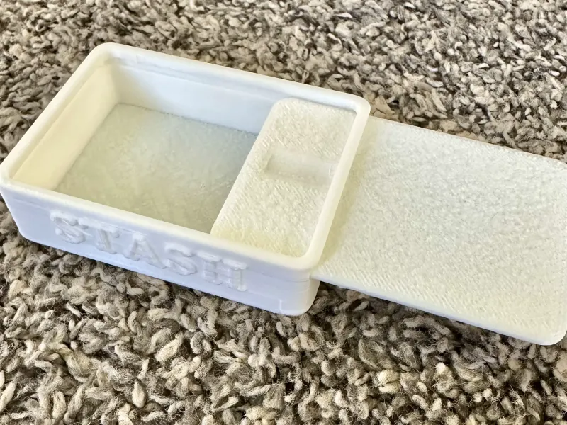 スライド蓋付き収納ボックス