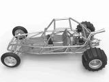 Diecast old school Sand Rail buggy Version 1 Scale 1:25-6