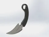 Karambit Kerambit Knife Replica Weapon Prop Toy-2