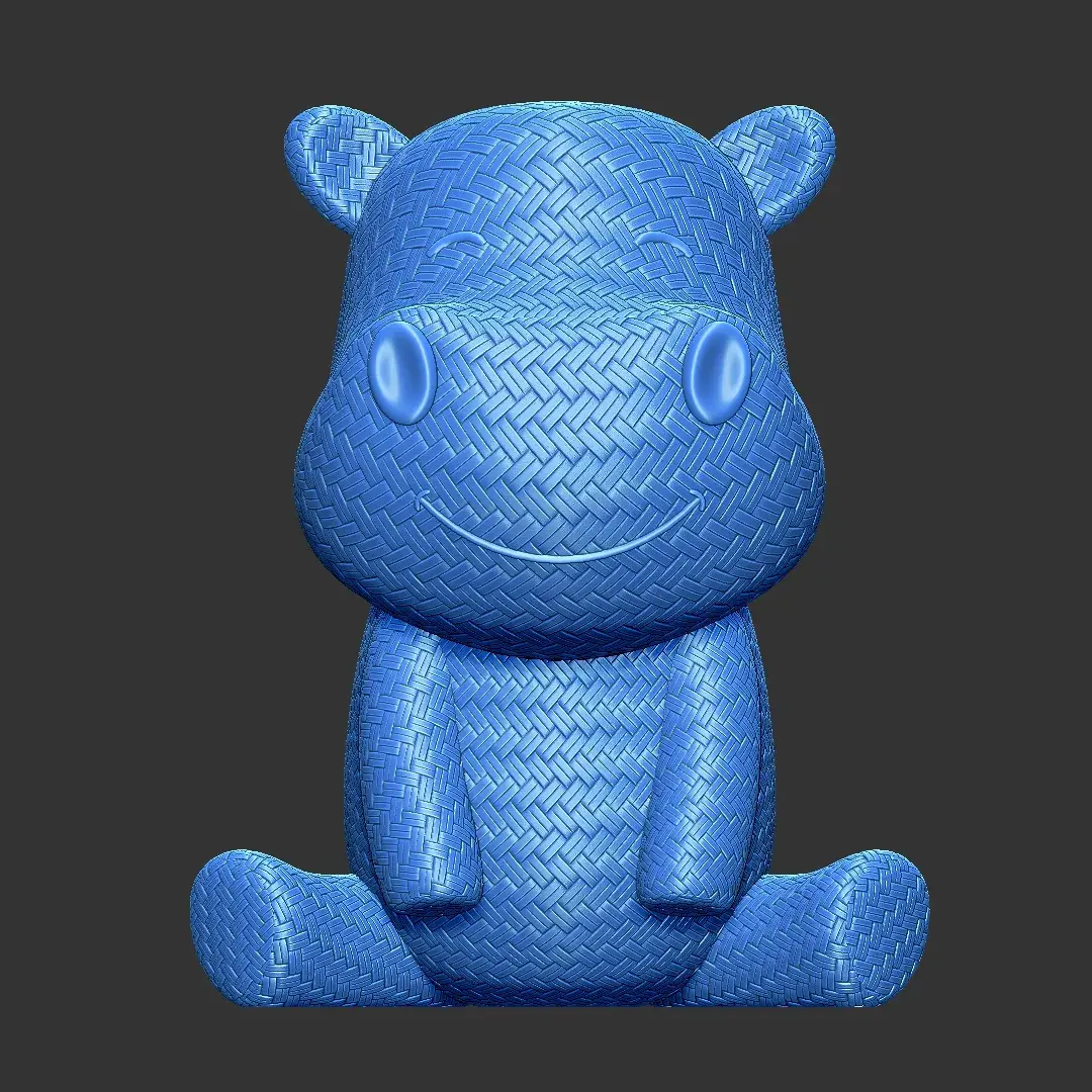 Woven Hippo