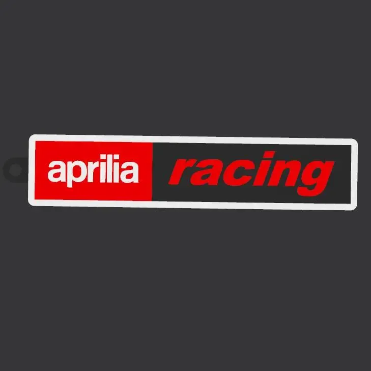 Aprilia Racing name Keychain