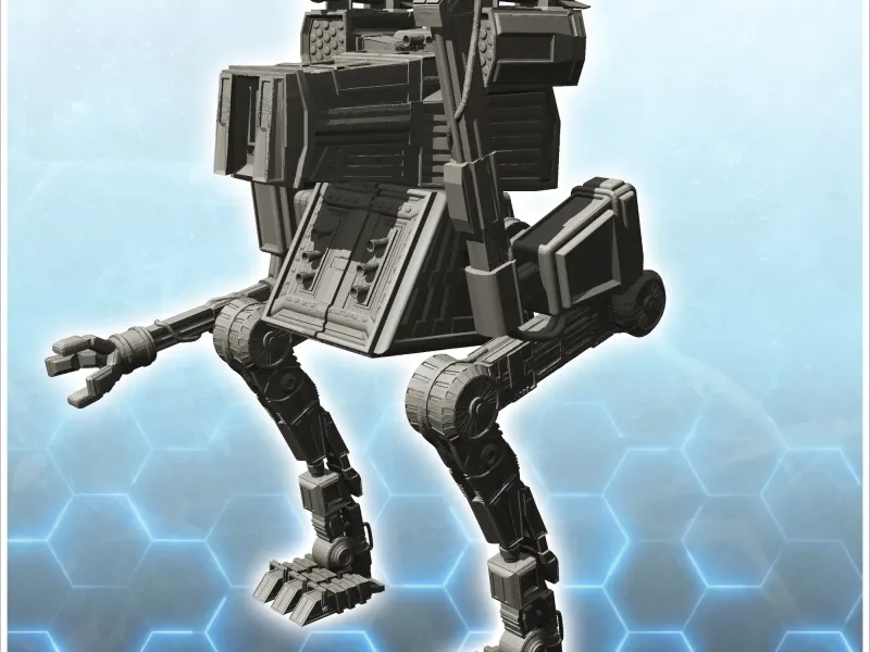 Phydon combat robot (12) - miniatures warhammer mini RPG sce