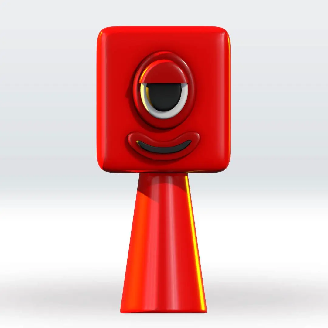 Board Games & Card Games STL Download - Numberblocks 2/TWO - Corpo