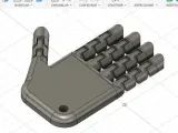 Articulated robot hand keychain (print in place)-1