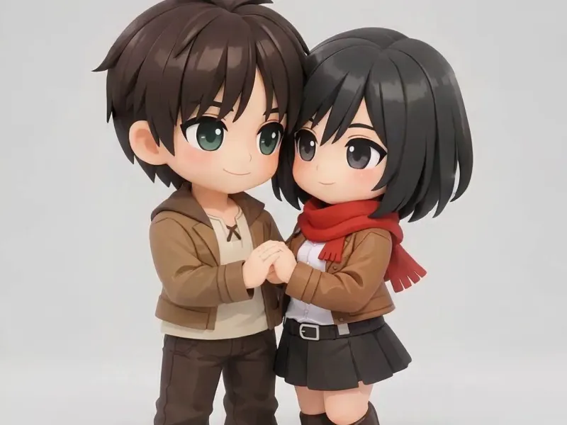 eren and mikasa