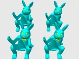 PORTE-BOUTEILLE LAPIN / VERSIONS GENTILLE ET COQUINE-4