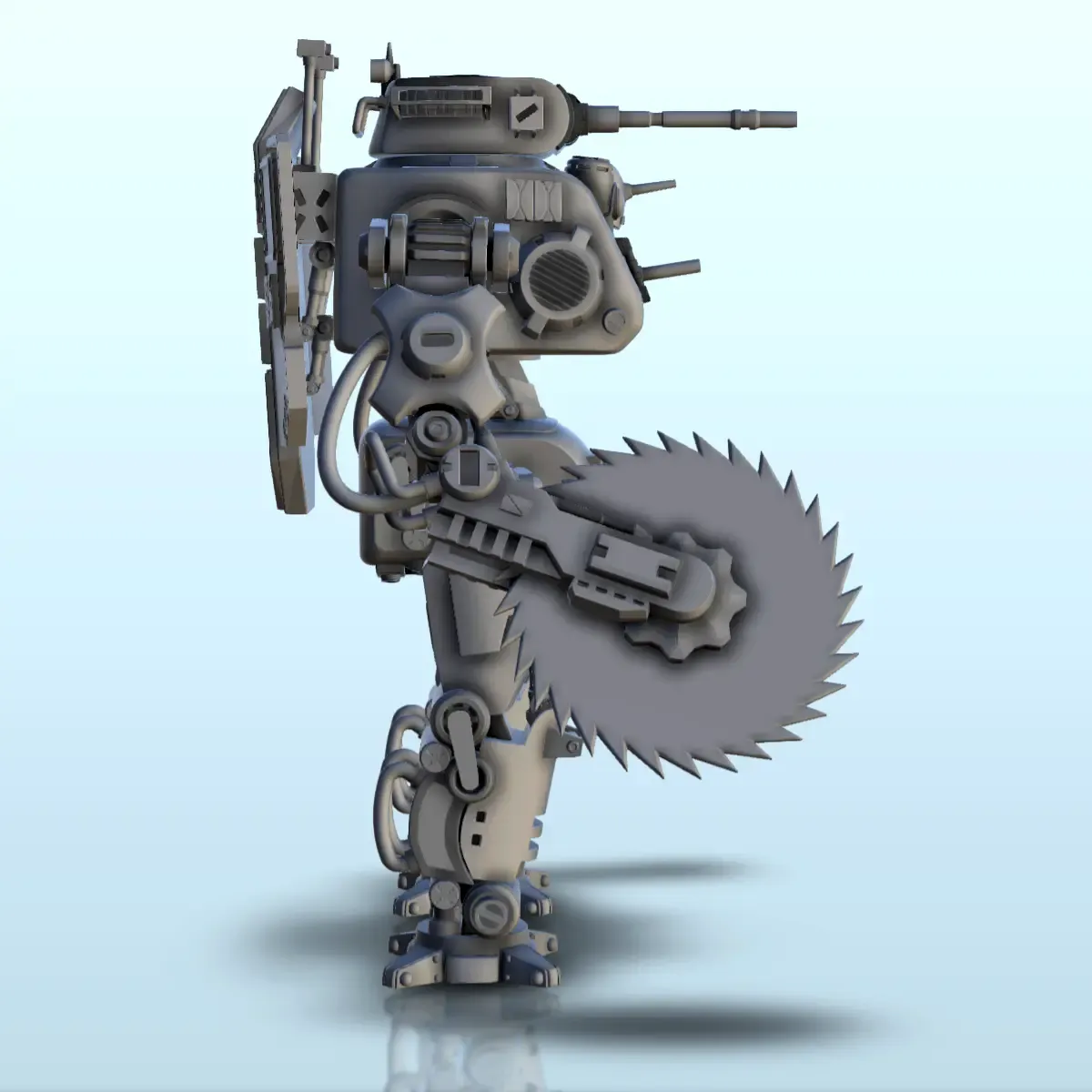 Zihaldin combat robot (23) - sci-fi science fiction future 4