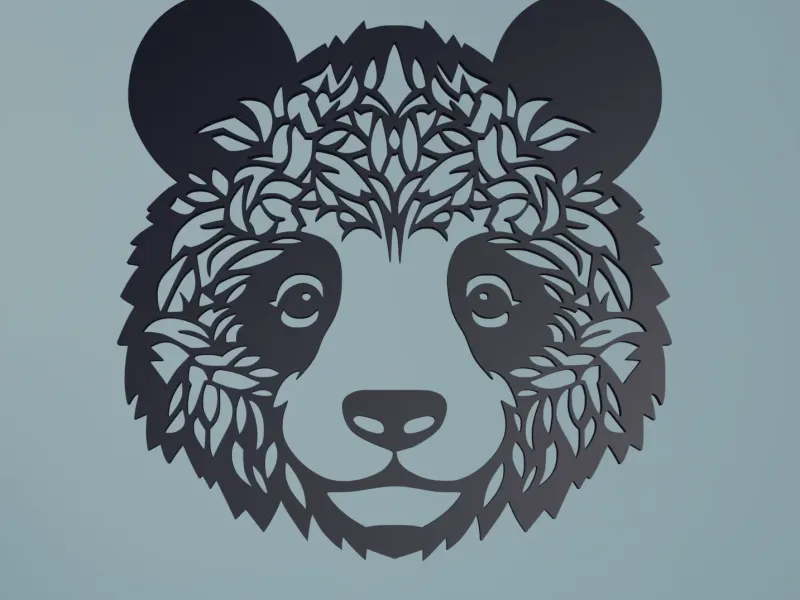 Panda Wandkunst