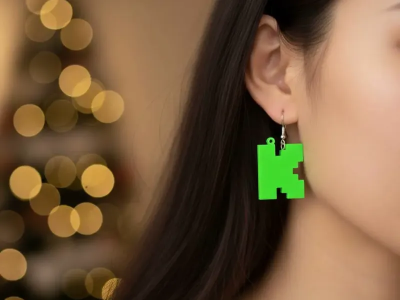 3D Printed Kick Earrings
