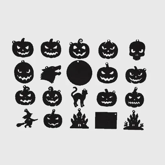 Halloween avec des éléments effrayants