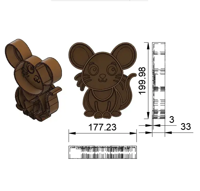 Mouse set Tray - nursery rhyme theme  - for sensory play