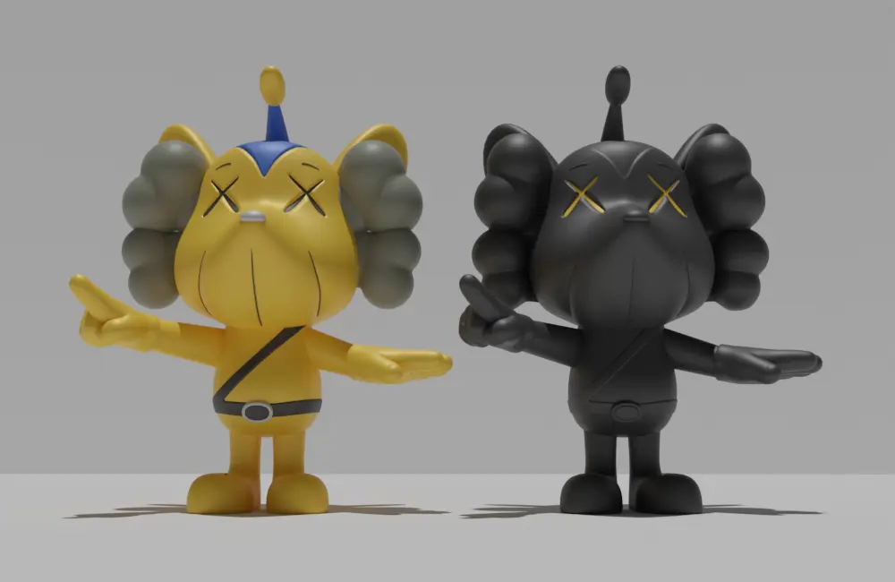 Kaws JPP Art Toy Fan Art