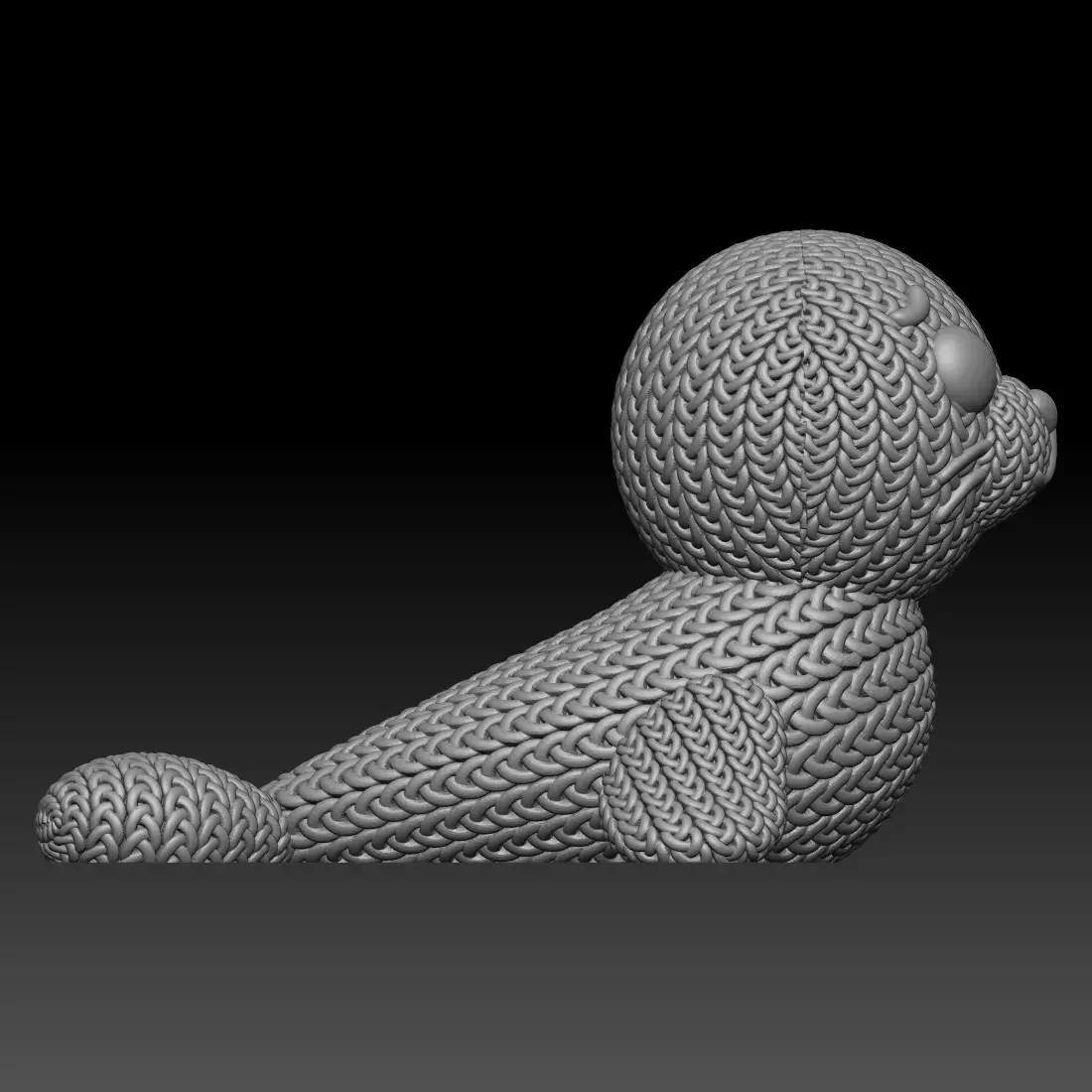 Knitted Seal