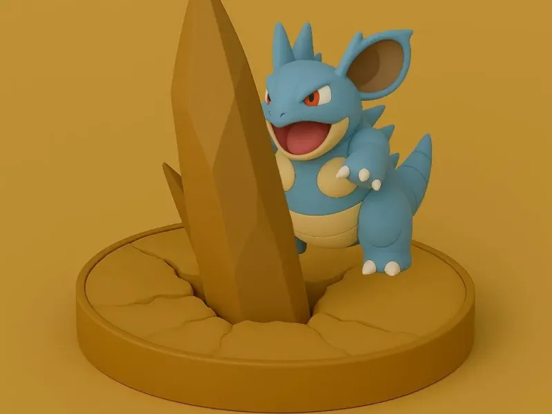 Pokemon battle style - Nidoqueen #031