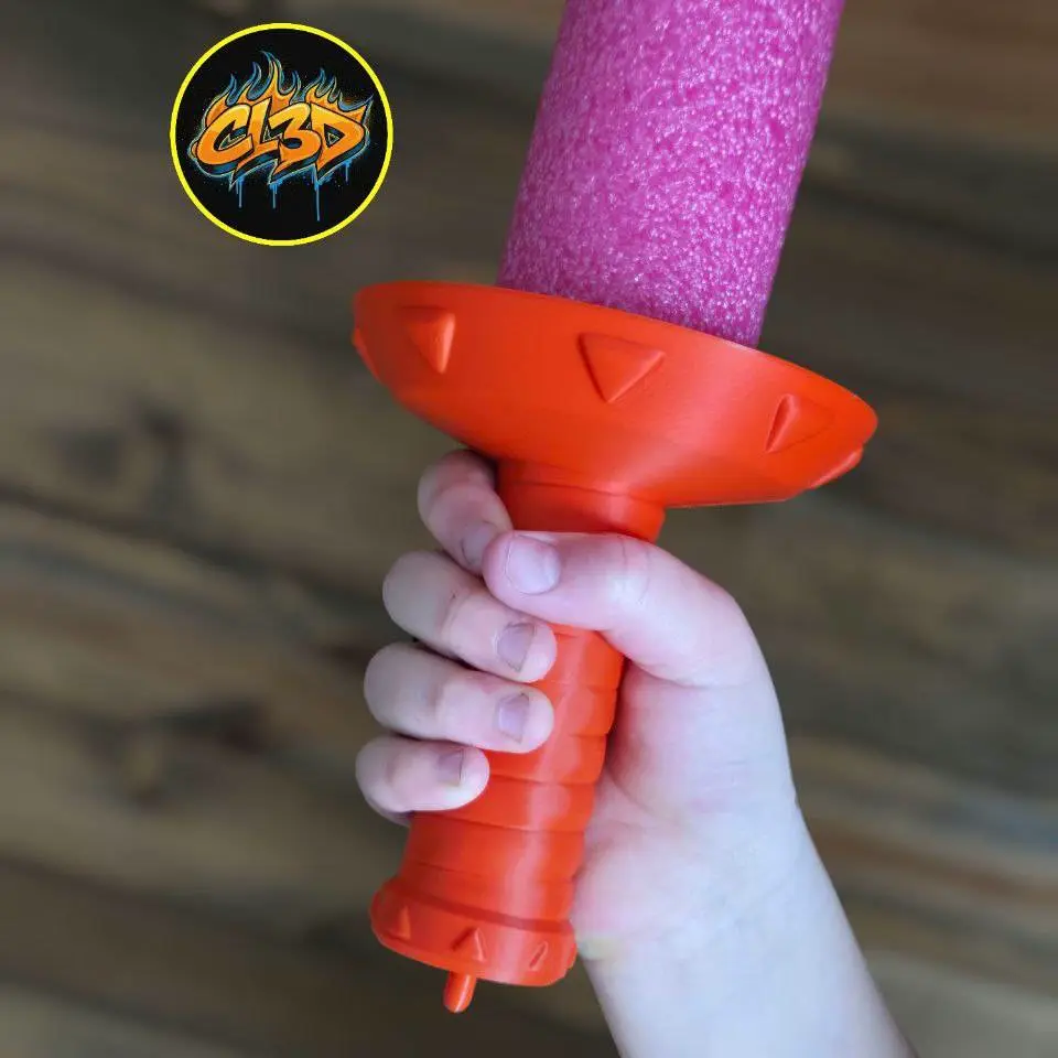 Guarded Jewel Pool Noodle Sword