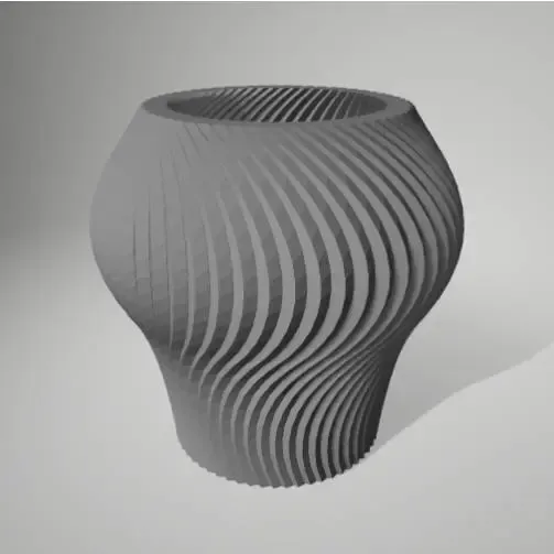 Modern Curve Vase Ornament