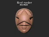 Red Ranger Zeo Mask 3d print model-0