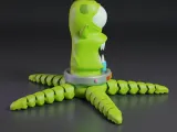 Aliens Articulados 3D – Kang y Kodos de Los Simpson | Modelo-3