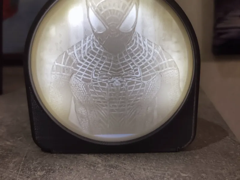 Lithophane pictures housing
