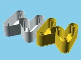 W letter in Meccano, nestable box (v1)-1
