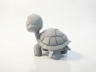 Chibi Tortoise Figurine Cute Animal 3D Printable