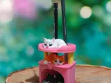 Pen Holder Sleeping Cat in a Cat House-3