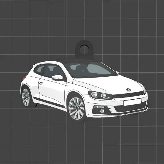Volkswagen Scirocco Keychain