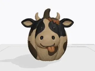 pumpkin cow