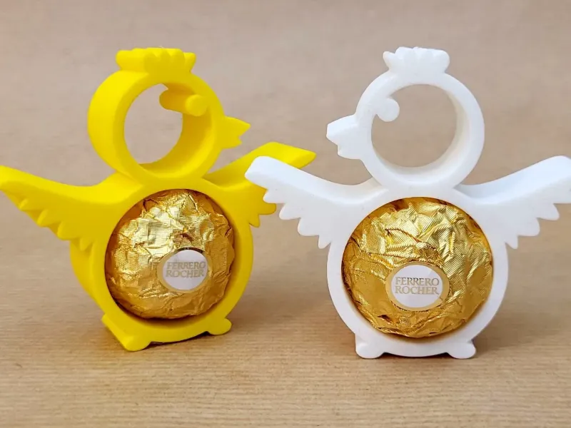 Easter Chick Chicken with Ferrero Rocher