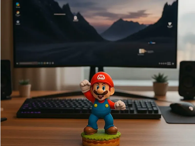Super Mario Game 3D Print – Iconic Pose