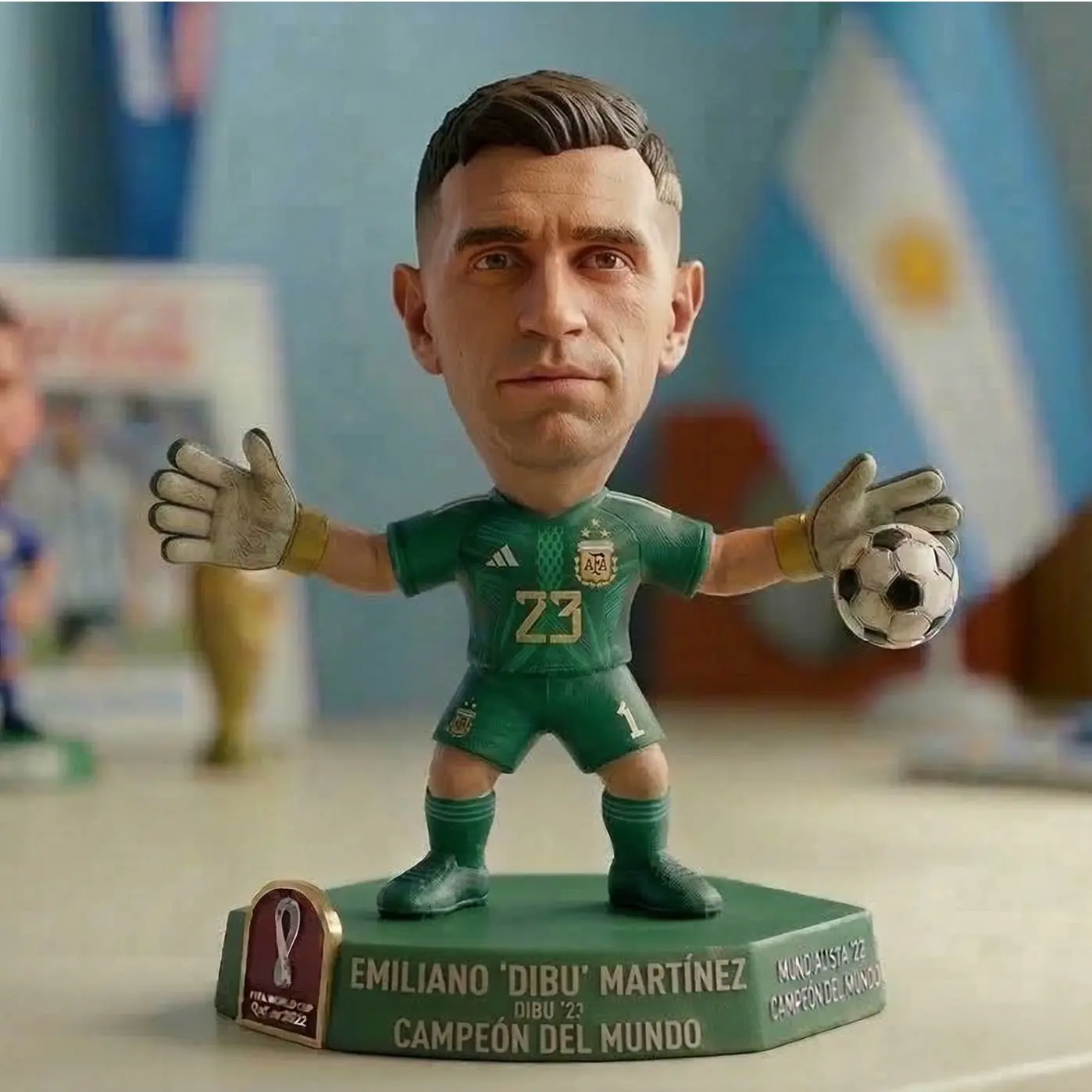 LLavero de Campeones del Mundo 2022 - Emiliano DIBU Martinez