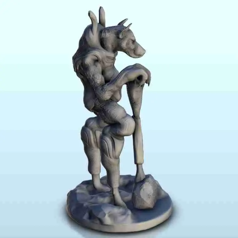 Războinic extraterestru cu cap de câine 9 - miniaturi sci-fi science fi