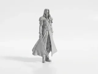 Sephiroth Figurine Gaming Collectible 3D Printable