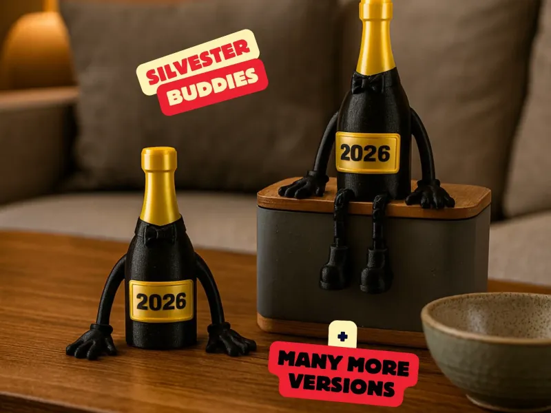 SILVESTER BUDDY / SPARKLING WINE BOTTLE ARTICULATE