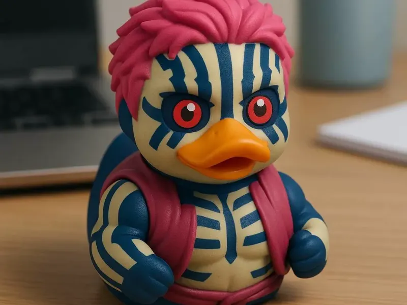 Rubber Duck - Akaza - Demon slayer sword - 3D print