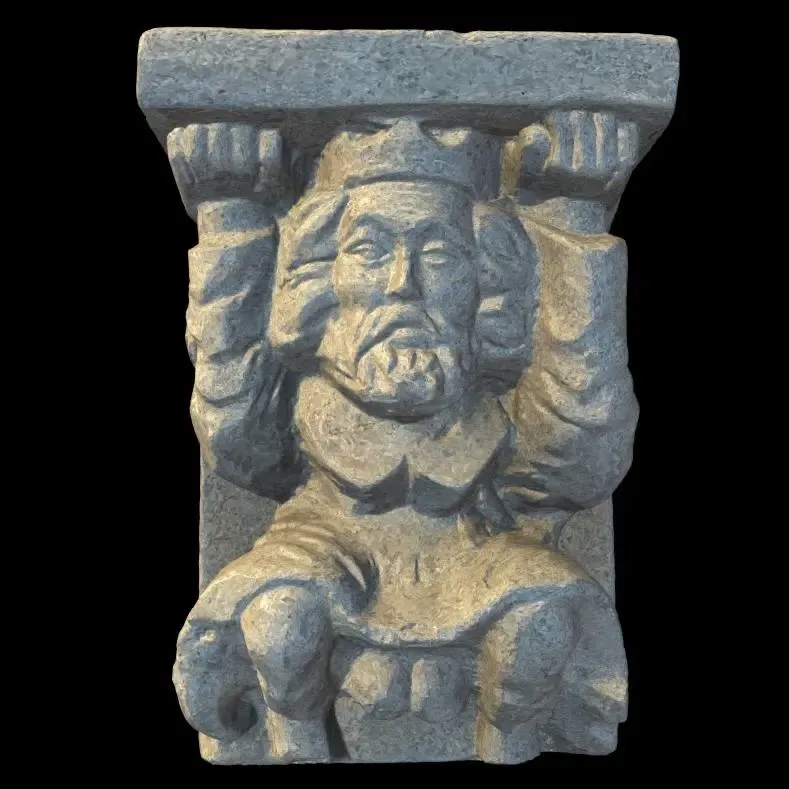 Kragsteinwächter - Ein uralter und verwitterter Steinkragstein