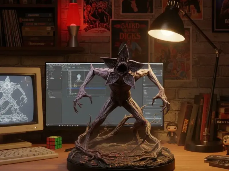 Diorama di Stranger Things