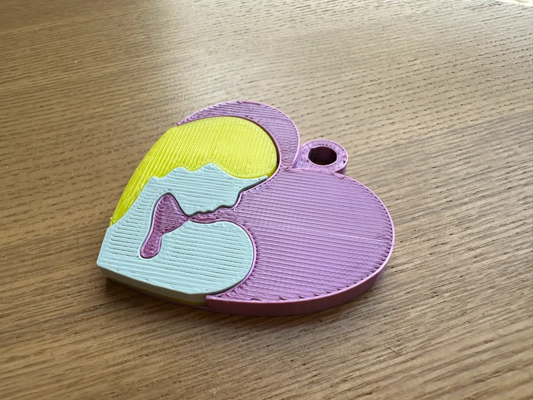 Mother and child keychain