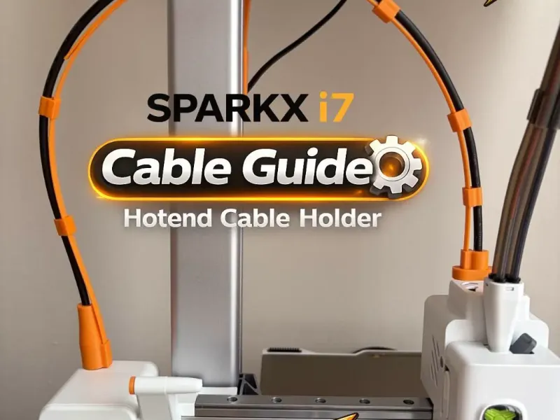 Guida cavi SPARKX i7 – Supporto cavo hotend