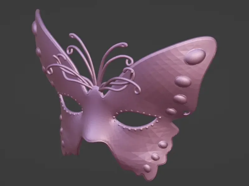 Draagbaar vlindermasker