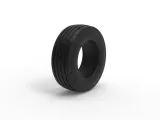 Tractor front tire 4 Scale 1:25-3