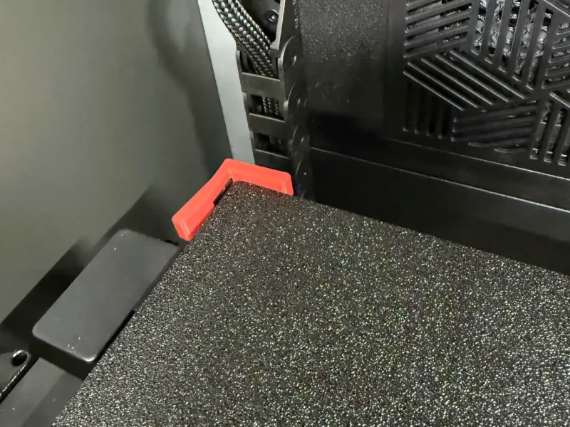 K2 Plus Build Plate Stop Extenders