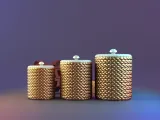 Cylindrical rope containers-1