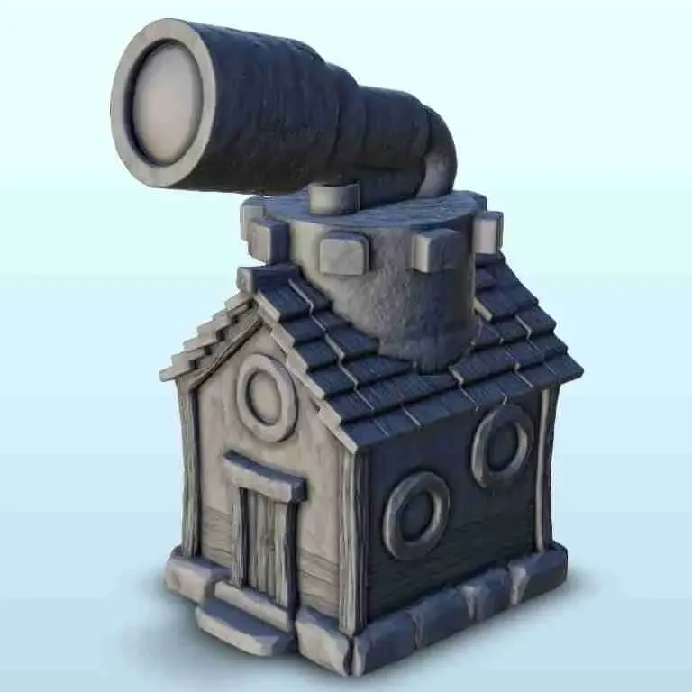 Casa do vigilante principal - miniaturas warhammer terrain scener
