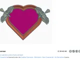 Dove hart picture fram-5
