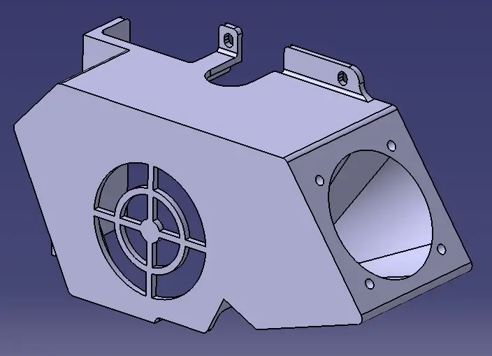 [CR6-SE] Improved original case 40mm fan
